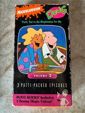 Nickelodeon Doug Volume 2 VHS — Colorful Cartoon Covert